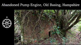 Abandoned pump engine. Old Basing Hampshire