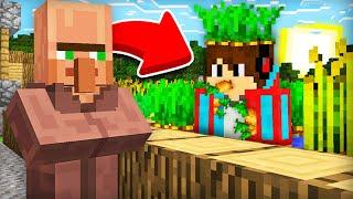 Я СПРЯТАЛСЯ В ОГОРОДАХ И ПРОСЛЕДИЛ ЗА ЖИТЕЛЕМ В МАЙНКРАФТ | Компот Minecraft