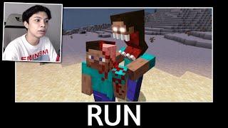 MINECRAFT WAIT WHAT STEVE DIMAKAN HEROBRINE !!