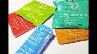 Viter Energy -  Delicious caffeinated Mints! - Unboxing and review