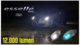 [TUTORIAL] installazione anabbaglianti led 12.000 lumen su alfa romeo mito by esselle parts.