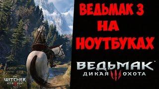 Ведьмак 3  и Fallout 4 на слабом ноутбуке