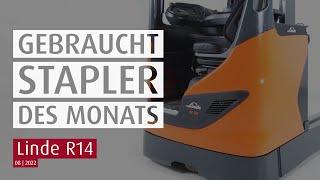 Linde Schubmaststapler R14 | Gebrauchtstapler des Monats August 2022 | Sander Fördertechnik