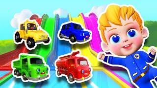 Rain Rain Go Away | Bibabibo Play & Learn | Color Song, Color Car, Nursey Rhymes & Kids Songs