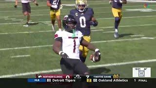 NIU football uses luck of the Irish to defeat Notre Dame