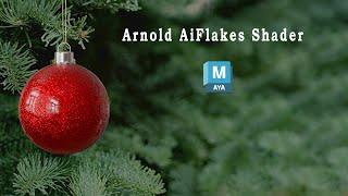 Glitter Effect Using AiFlakes Shader In Maya | Arnold Renderer | Maya 2023