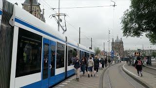 【路面電車】オランダアムステルダムのトラム / Tram in Amsterdam Netherlands【世界の鉄道シリーズ】