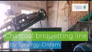 Сharcoal briquetting line by Synergy Dream