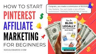 How to Start Pinterest Affiliate Marketing for Beginners Tutorial