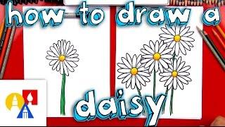 How To Draw A Daisy Flower