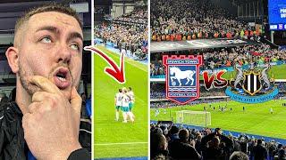 IPSWICH TOWN VS NEWCASTLE UNITED | 0-4 | CRAZY GEORDIE FANS GO MENTAL & TOWN FANS LEAVE EARLY!!!