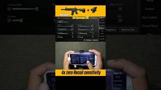  Perfect 4x sensitivity settings pubg mobile 4x zero Recoil supray 4x Scoop settings#pubg #bgmi