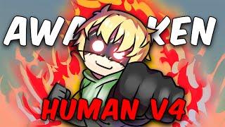 Gw Mendapatkan Kekuatan HUMAN V4 Full Awakened di BloxFruits!