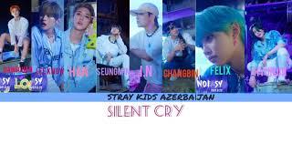 Stray Kids ( 스트레이 키즈 ) - Silent Cry ( Color Coded Lyrics  Azerbaijan  language )