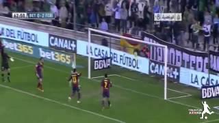 Real Betis 1 vs 4 Barcelona  All Goals   Highlights 10.11.2013