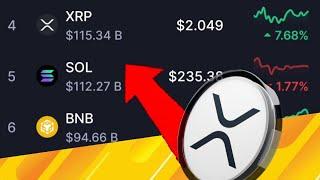 XRP Paso flipped Solana #xrp price now $2.11