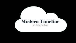 Modern Timeline - HTML, CSS, JavaScript (read description)