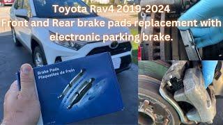 Toyota Rav4 2019-2024 how to replace front and rear brakes