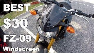 $30 Best Yamaha FZ-09 MT-09 Windscreen Ever!