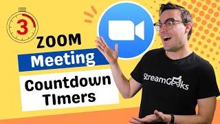 Zoom Meeting Countdown Timers!