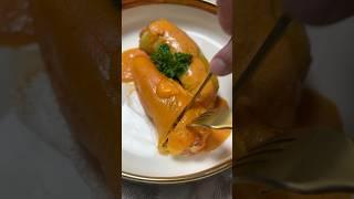 Запеченные фаршированные перцы в духовке #рецепт #перцы #фаршированныйперец #вкусноипросто #еда