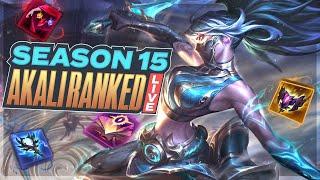 SEASON 15 AKALI ONLY RANKED CLIMB - League of Legends