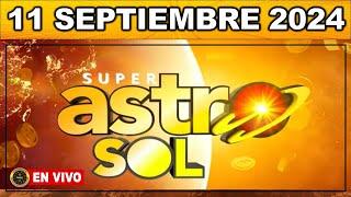 Resultado ASTRO SOL MIÉRCOLES 11 de septiembre de 2024 #superastro #astrosol