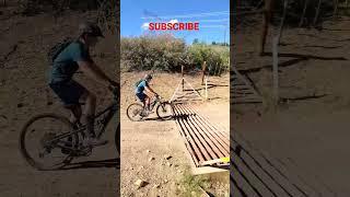 HOW TO GET OVER A CATTLE GUARD P.2 #mtb #cool