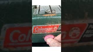 Vintage 93 Coleman Propane Stove.  Does it work? #camping