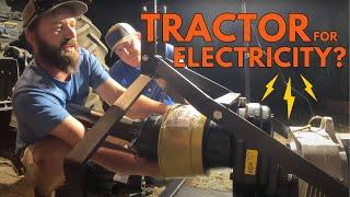 Can a TRACTOR Power My HOUSE?? PTO Generator