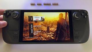 Dying Light - Steam Deck (512GB NVMe SSD model) handheld gameplay