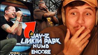 DAS ist so LEGENDÄR!...Reaktion auf :  Linkin Park / JAY-Z - Numb / Encore [Live]