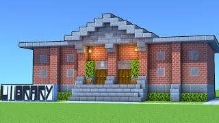 Minecraft Tutorial: How To Make A Library