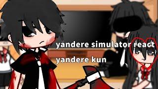 yandere simulator react yandere kun||gacha clud//yandere simulator//by:me.