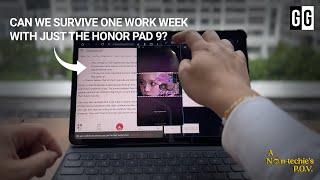 Can I survive a work week with only the HONOR Pad 9?