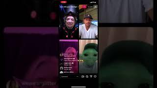 Grimes + AlterEgo cast IG LIVE - 10/13/21