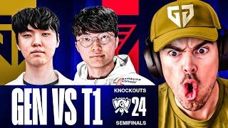 ROLLER COASTER FOR THE FINALS SPOT *GENG VS T1 - SEMI FINALS* (WORLDS 2024)