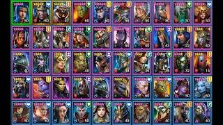 Raid - Shadow Legends - My Champion List