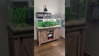TURTLE TANKS ARE EXPENSIVE $$$ #petturtle #turtletank #redearedslider