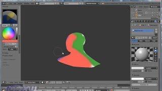 Blender. Урок 13-16 (дополнение): Раскраска вершин