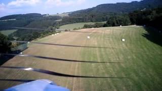Trainer S Rundflug über dem Vereinsgelände des Rcm Gummersbach