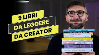 9 LIBRI imperdibili da leggere se sei un CREATORE di CONTENUTI