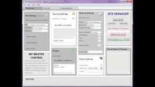 WP Master Control - Site Manager Tutorial