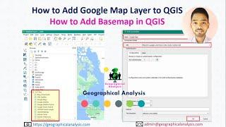 How to Add Google Map Layer in QGIS |  How to Add Basemap in QGIS | QGIS XYZ Tiles | OpenStreetMap