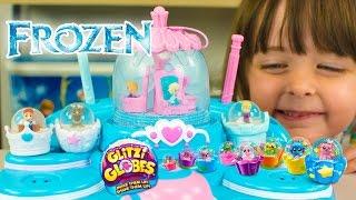 Disney Frozen Toys Elsa's Ballroom Glitzi Globes Playset Queen Elsa Anna Olaf Kinder Playtime
