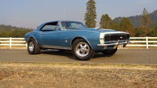 Day 2 Perfection ! 1967 Chevrolet Camaro RS SS 350 4 Speed Blue Ride My Car Story with Lou Costabile