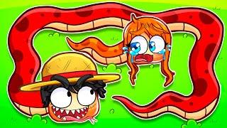 Luffy Becomes the BIGGEST SNAKE in Roblox!