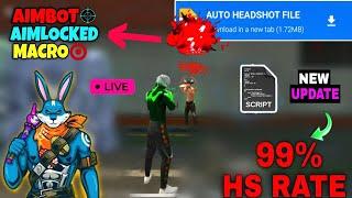 Free Fire Auto Headshot Config File Macro Aimbot + No Recoil Regedit ‼️ Antiban VIP Script 