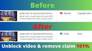 Is it Possible to unblock copyrighted claim video blocked worldwide on YouTube 2022