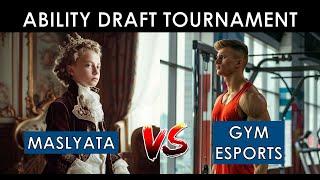 Ability draft tournament | Maslyata vs Gym-Esports | Lower Bracket Semifinals | Game 1